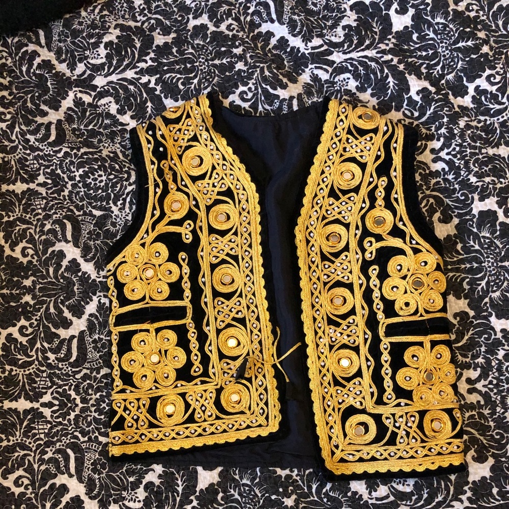 Small embroidered vest